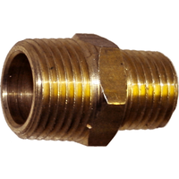 No.X1208 - Double End Male Reducing Nipple (3/8" x 1/4" NPT)