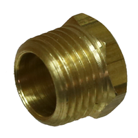 No.X16F08 - Male/Female Reducing Bush (1/2" x 1/4" NPT)
