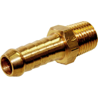 No.XCH1008 - 5/16" (8mm) Barbed Tailpiece, 1/4" NPT Male Thread