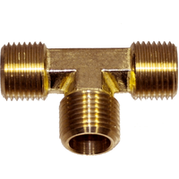 No.XMT1212 - Three Way Male Tee (3/8" NPT)