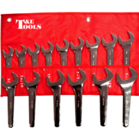 No.99215M - 15 Piece Metric Open End Service Wrench Set