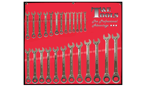 BRILLIANT TOOLS BT013121 - Ratchet ring spanner set 6 - 32 mm (21 pcs.)