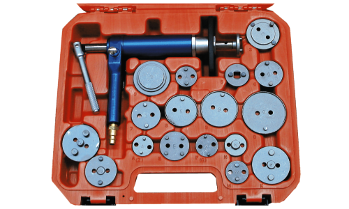 18 Piece Pneumatic Rear Disc Caliper Tool Set